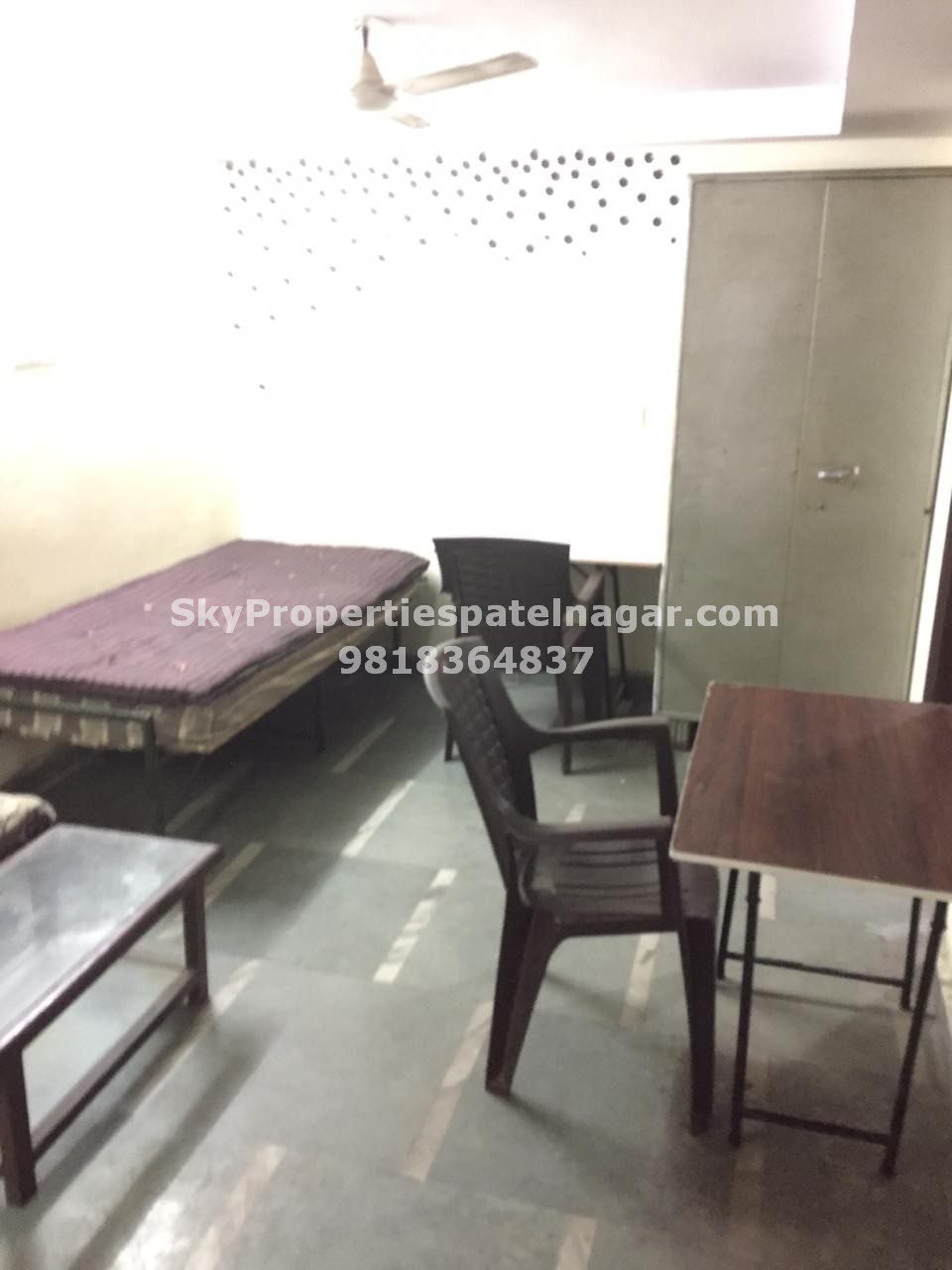 1 Rk Flat For Rent in West Patel Nagar Delhi