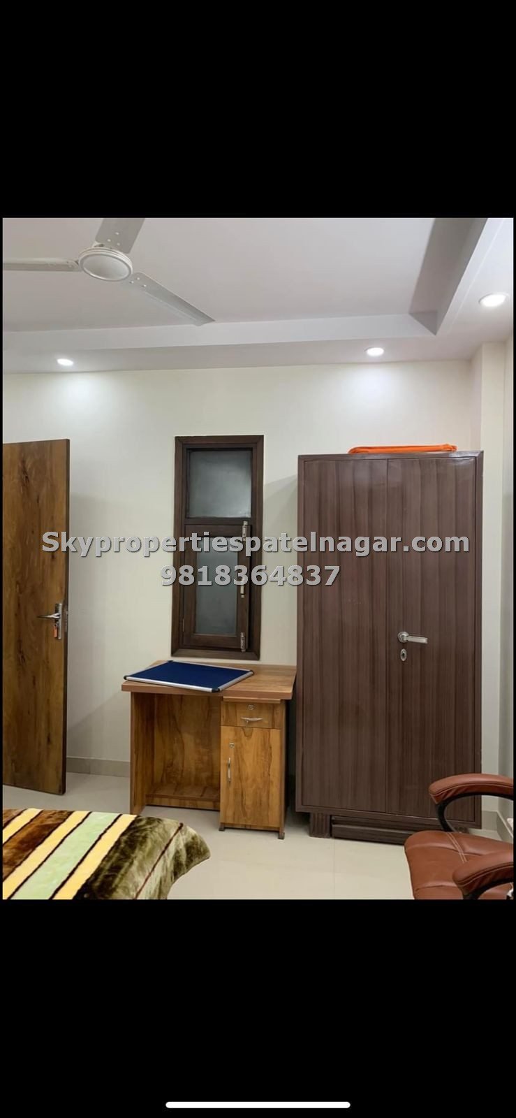 1 Rk for Rent in Patel Nagar Near Metro Station