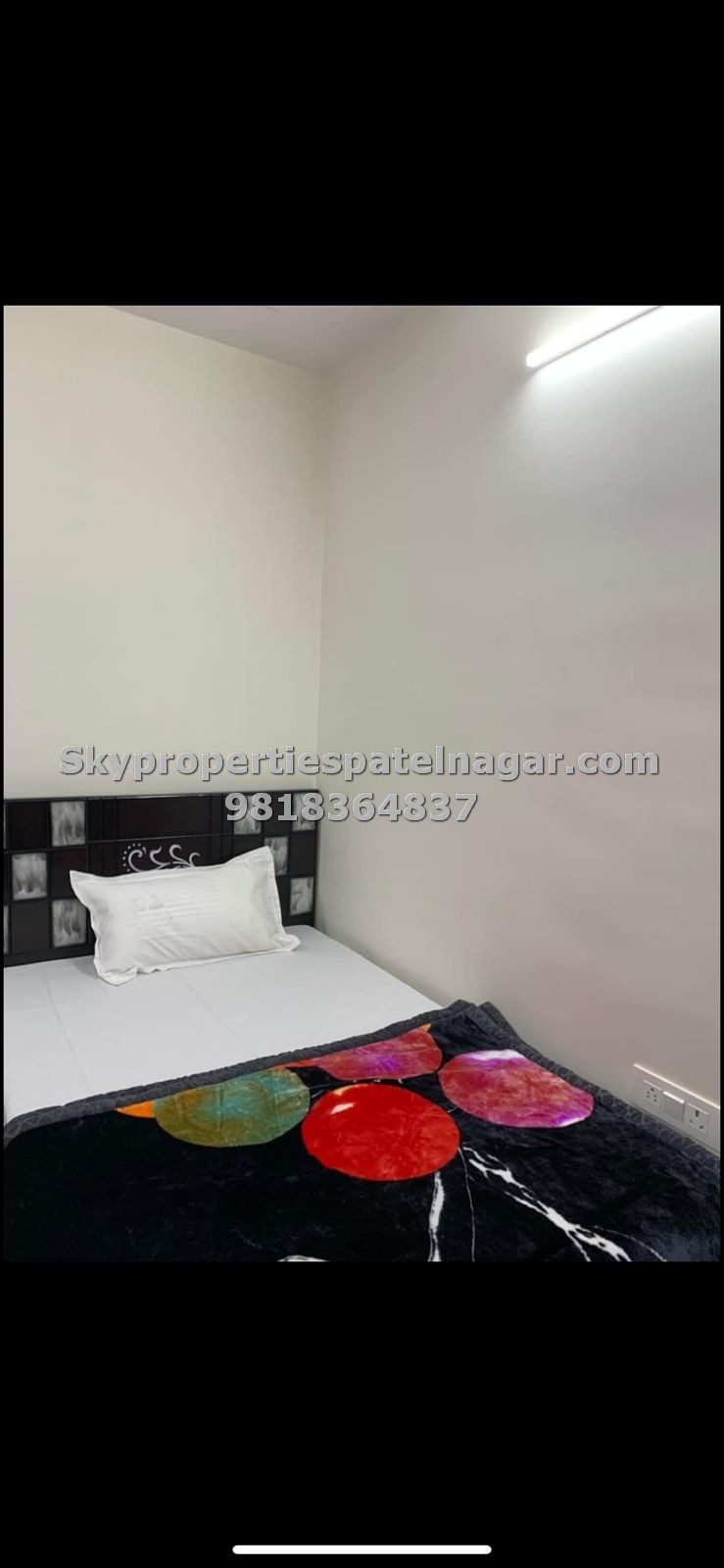 1 Rk for Rent in Patel Nagar Near Metro Station